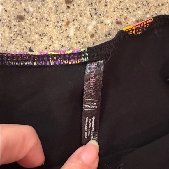 BODYRAGE Psychedelic Neon Mushroom Bodycon Mini Dress - Picture 9 of 10